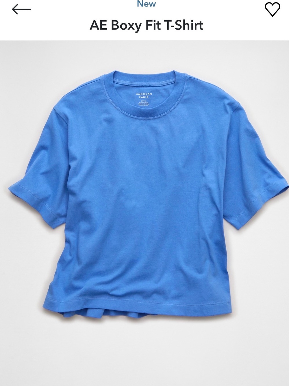 American Eagle Boxy Tee- Size L